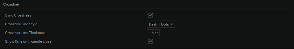 Crosshair settings