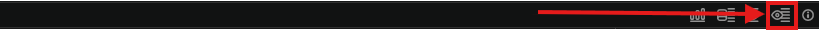 Quotes icon in the lower menu